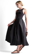 RIB HENLEY TANK MAXI DRESS