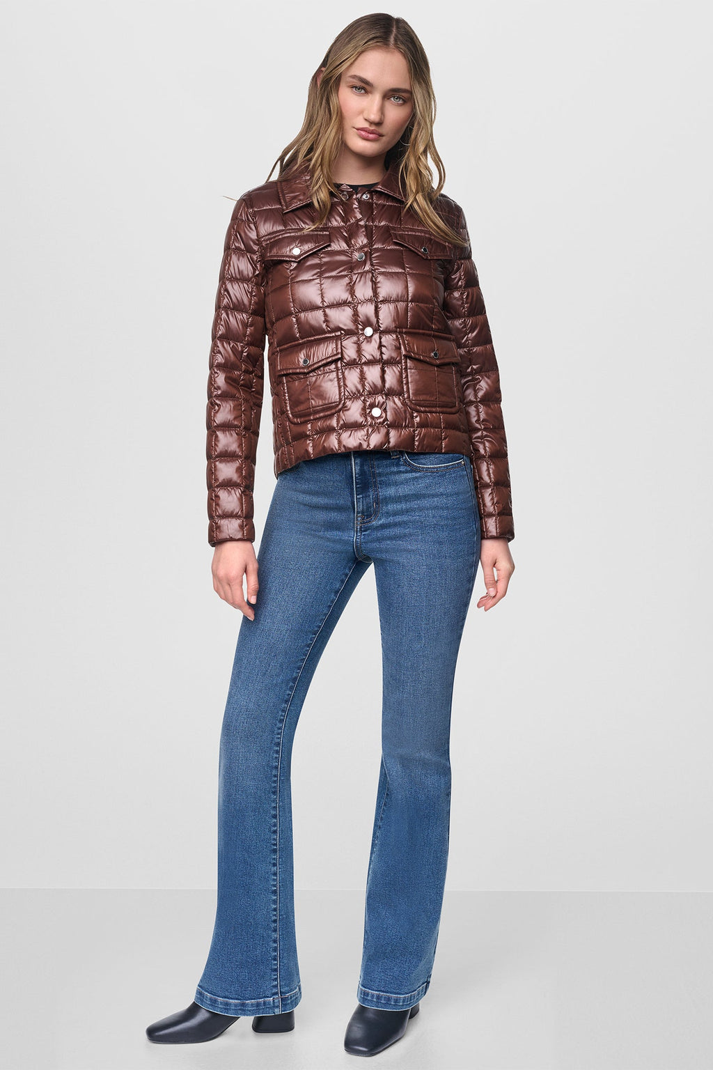 BOX QUILT PUFFER JACKET