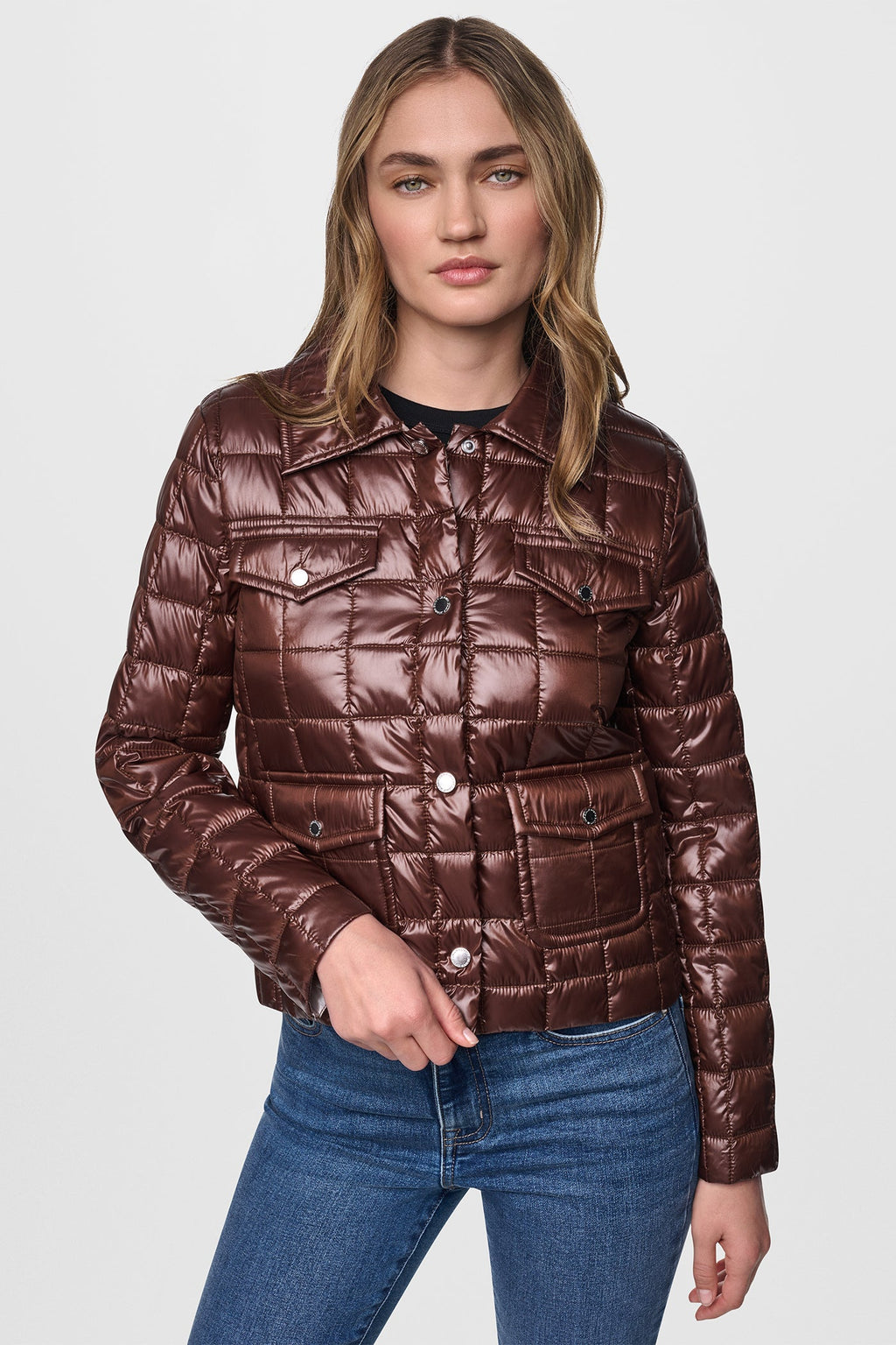 BOX QUILT PUFFER JACKET