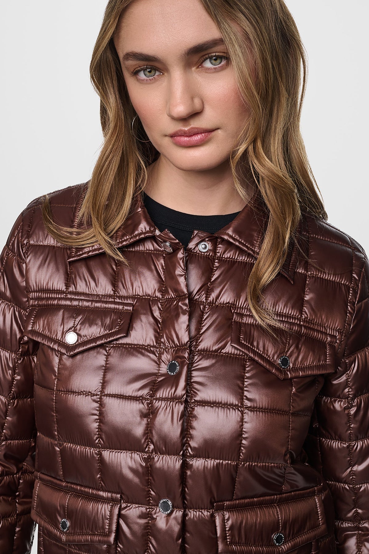 BOX QUILT PUFFER JACKET