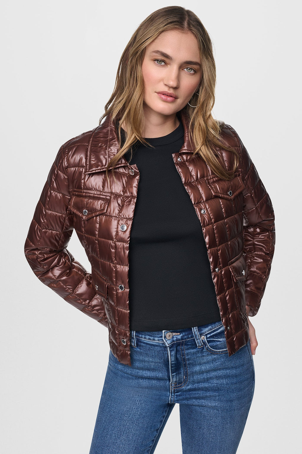 BOX QUILT PUFFER JACKET