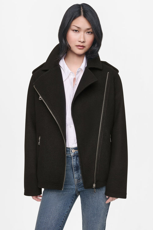ASYMMETRICAL MOTO JACKET
