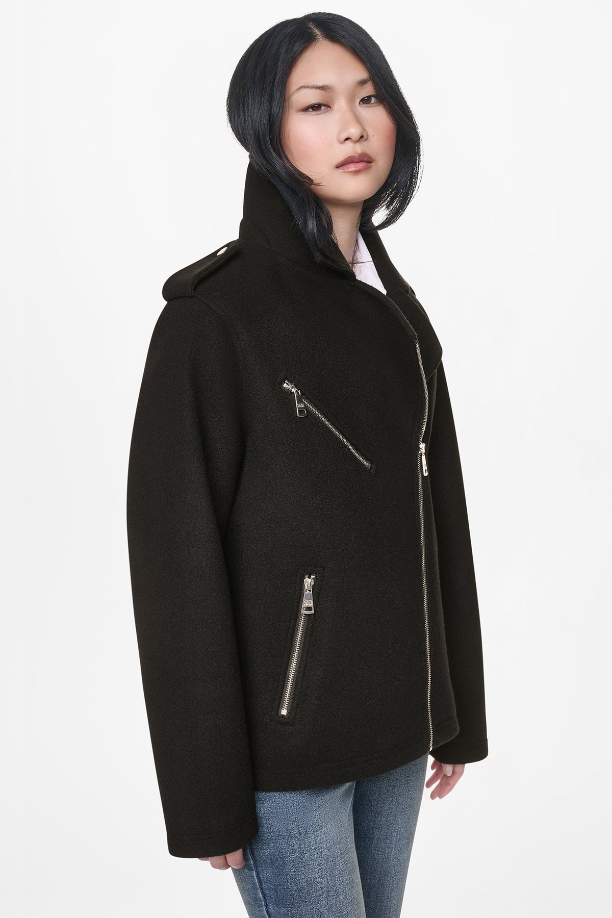 ASYMMETRICAL MOTO JACKET