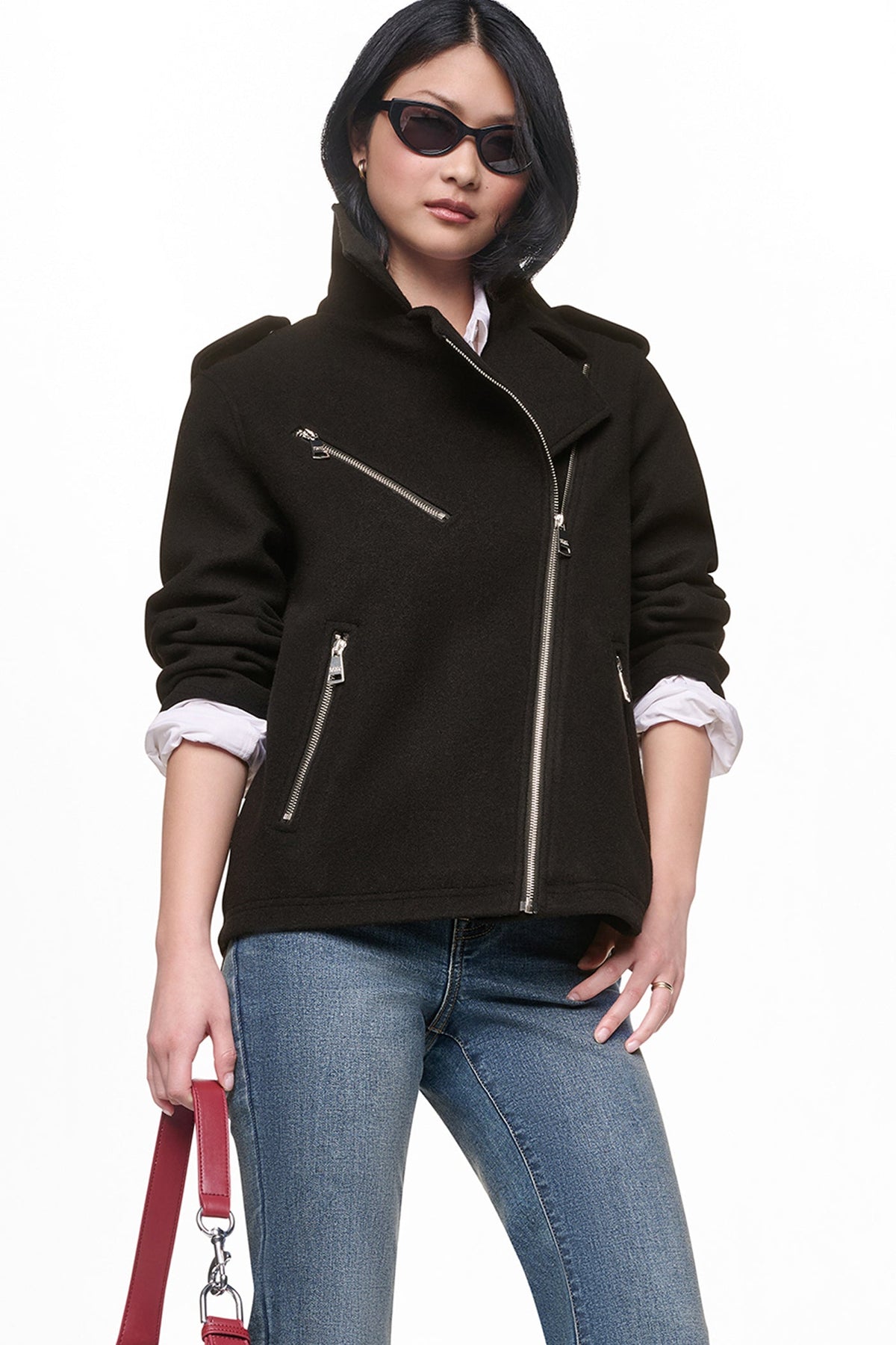 ASYMMETRICAL MOTO JACKET