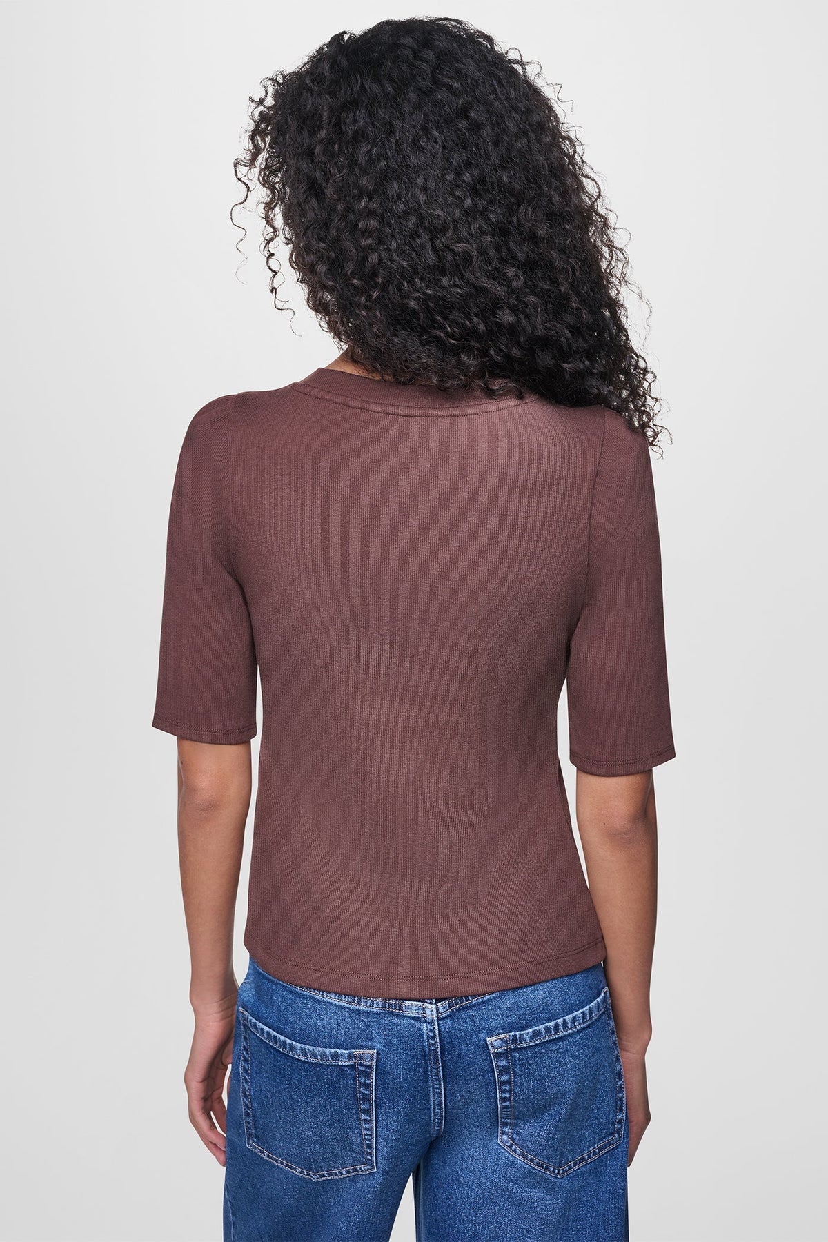 SHORT SLEEVE ASYMMETRIC TOP
