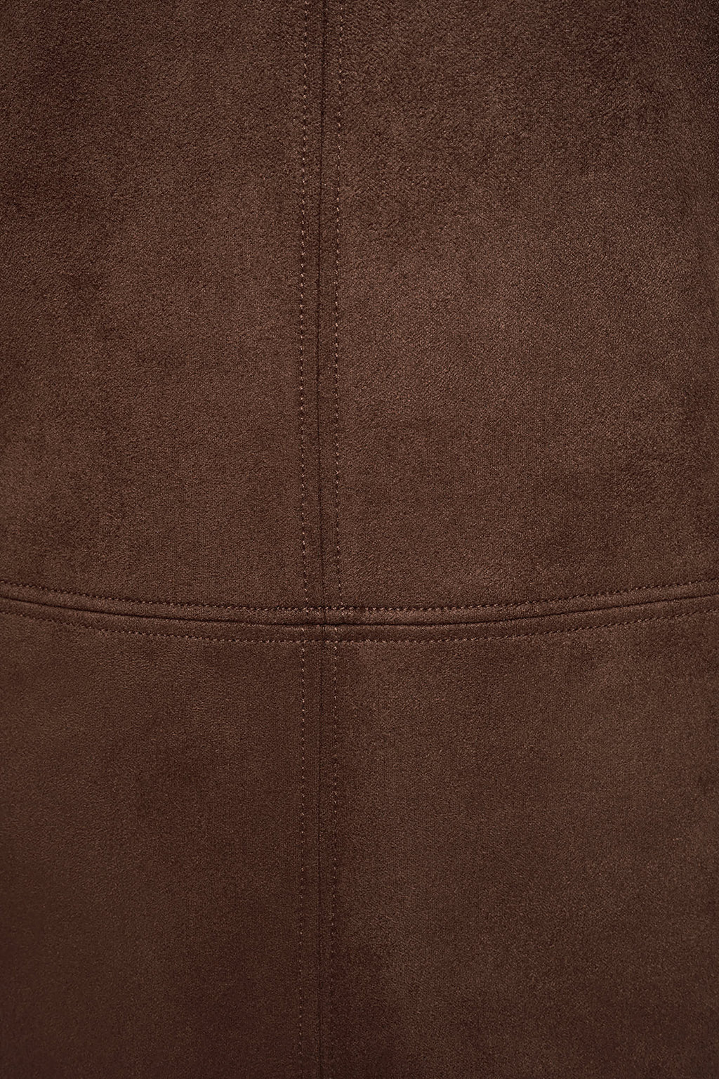 COLLARED FAUX SUEDE DRESS