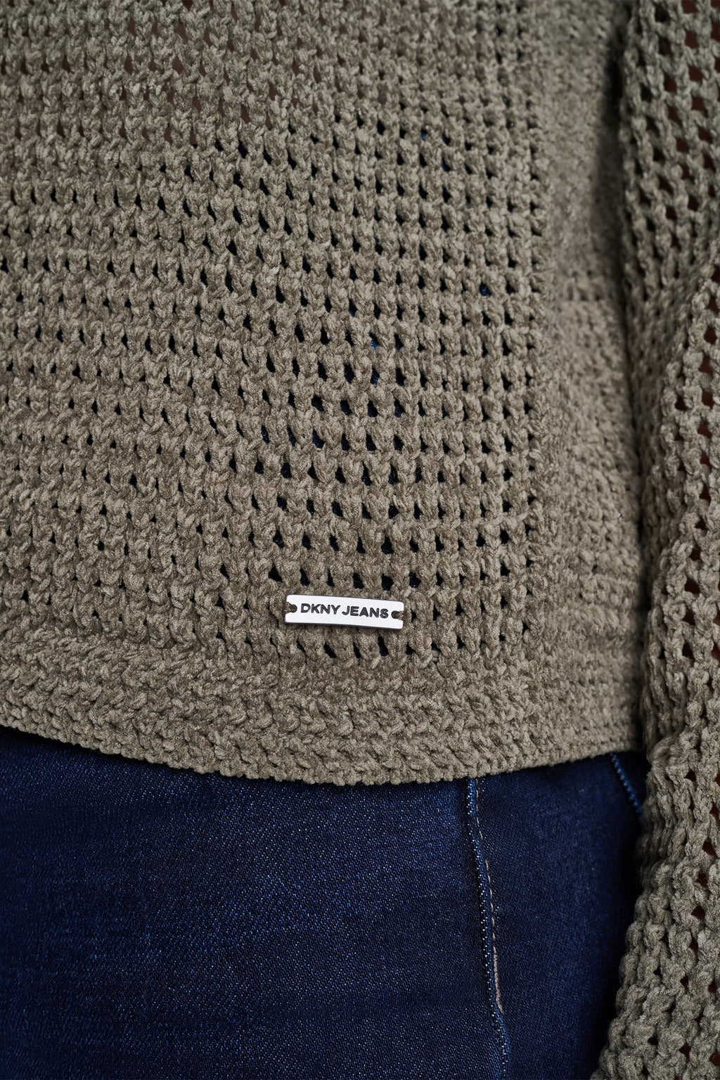 OPEN STITCH CHENILLE CARDIGAN