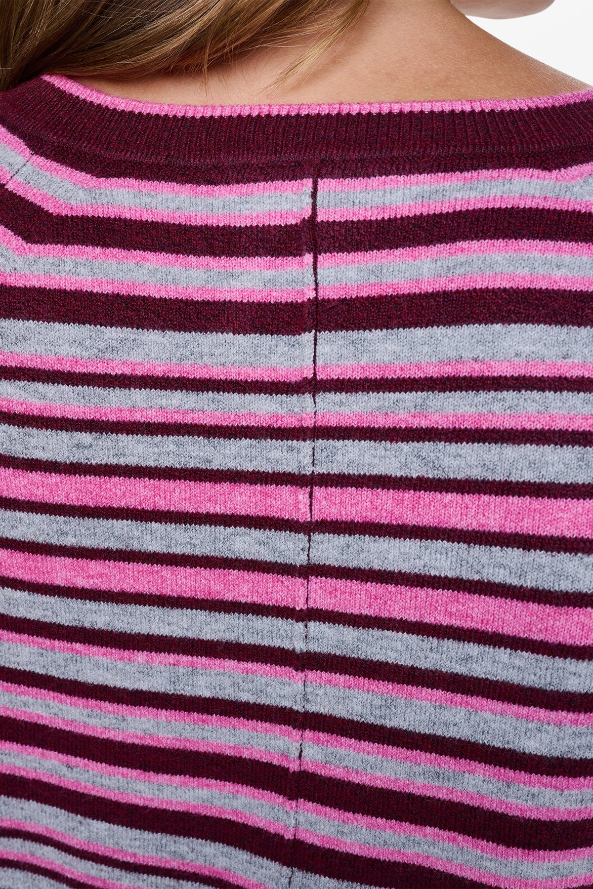 STRIPED HENLEY SWEATER