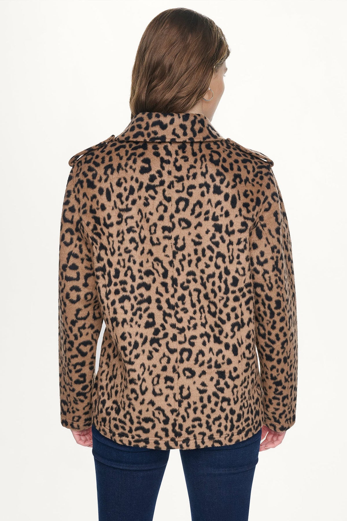 LEOPARD MOTO JACKET