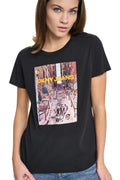 RHINESTONE BRONX PHOTO LOGO TEE