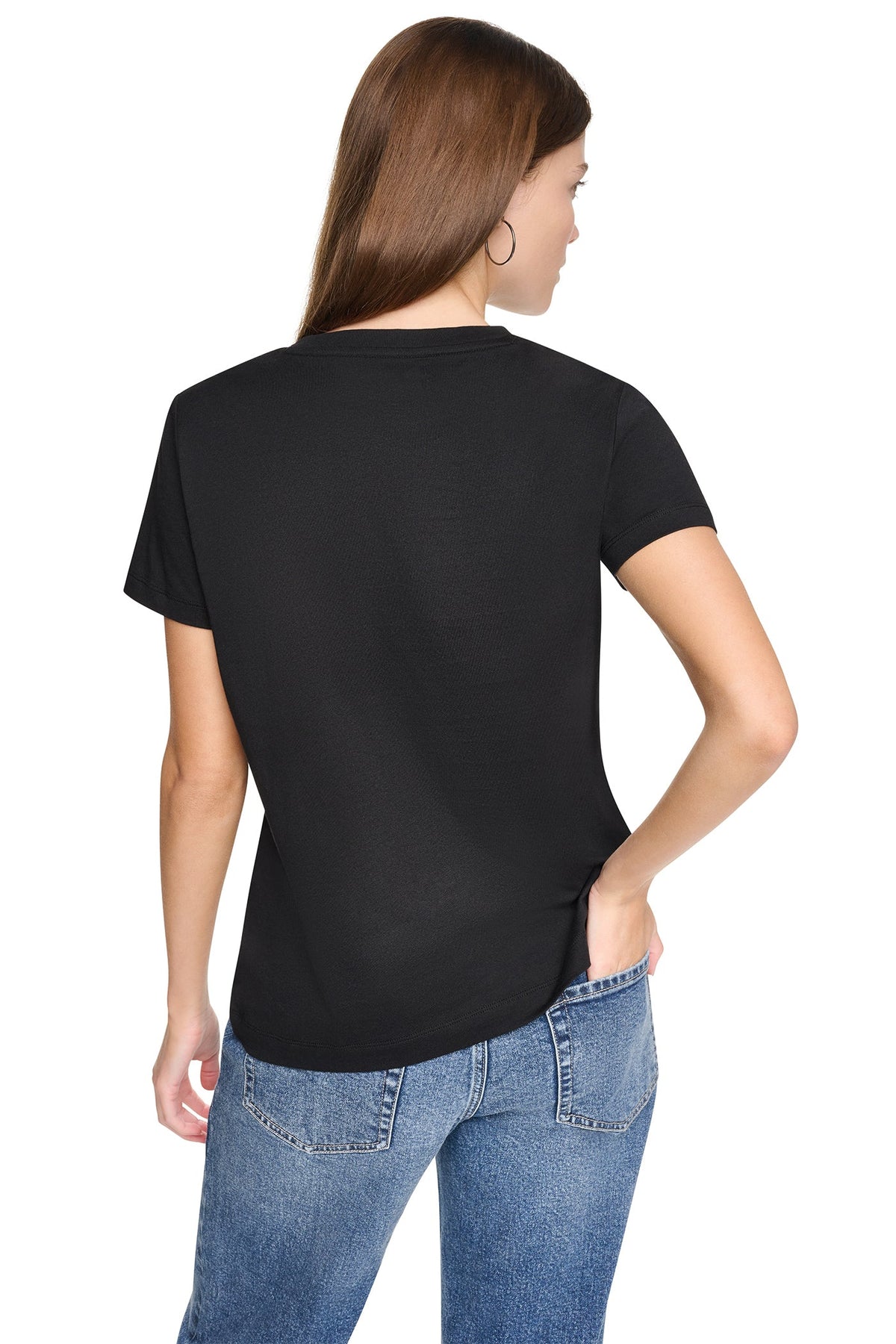 RHINESTONE BRONX PHOTO LOGO TEE
