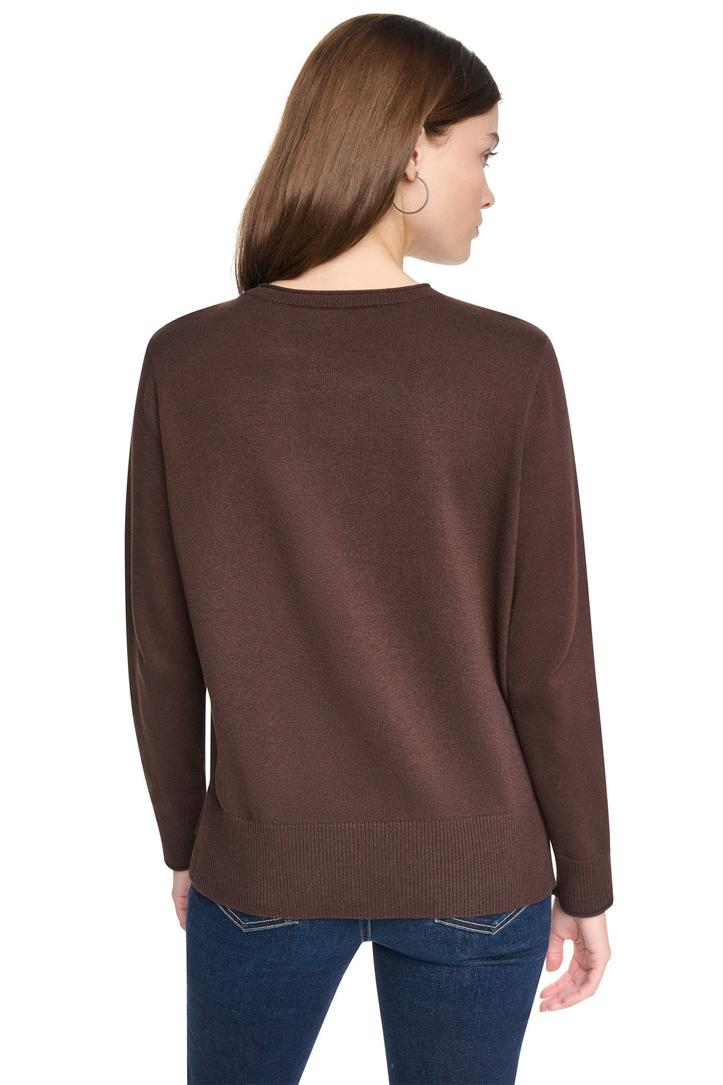 CAMO RHINESTONE LOGO SWEATER