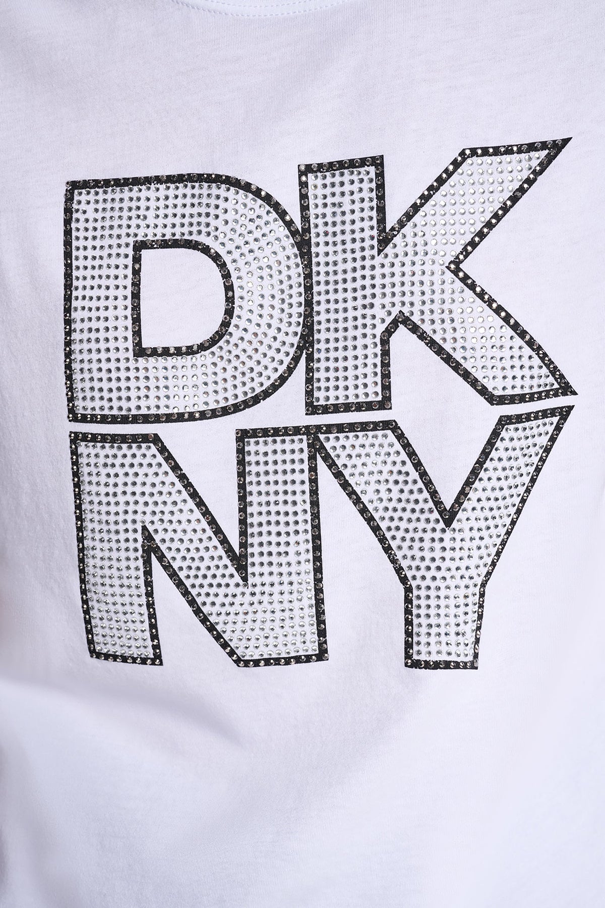 CRYSTAL DISTRESSED LOGO TEE