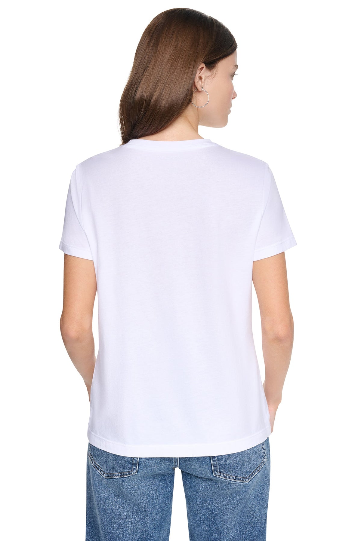 CRYSTAL DISTRESSED LOGO TEE