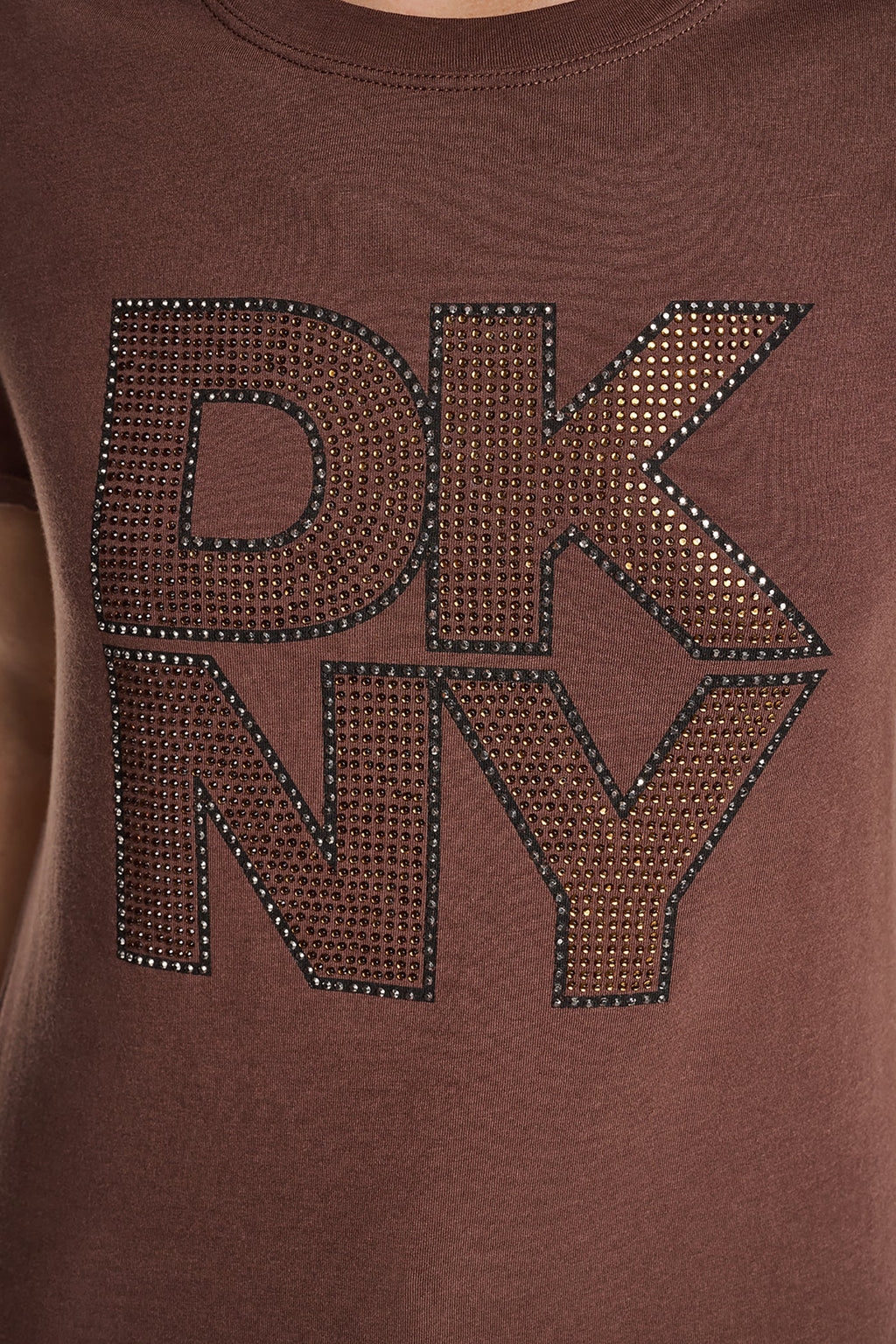 CRYSTAL DISTRESSED LOGO TEE