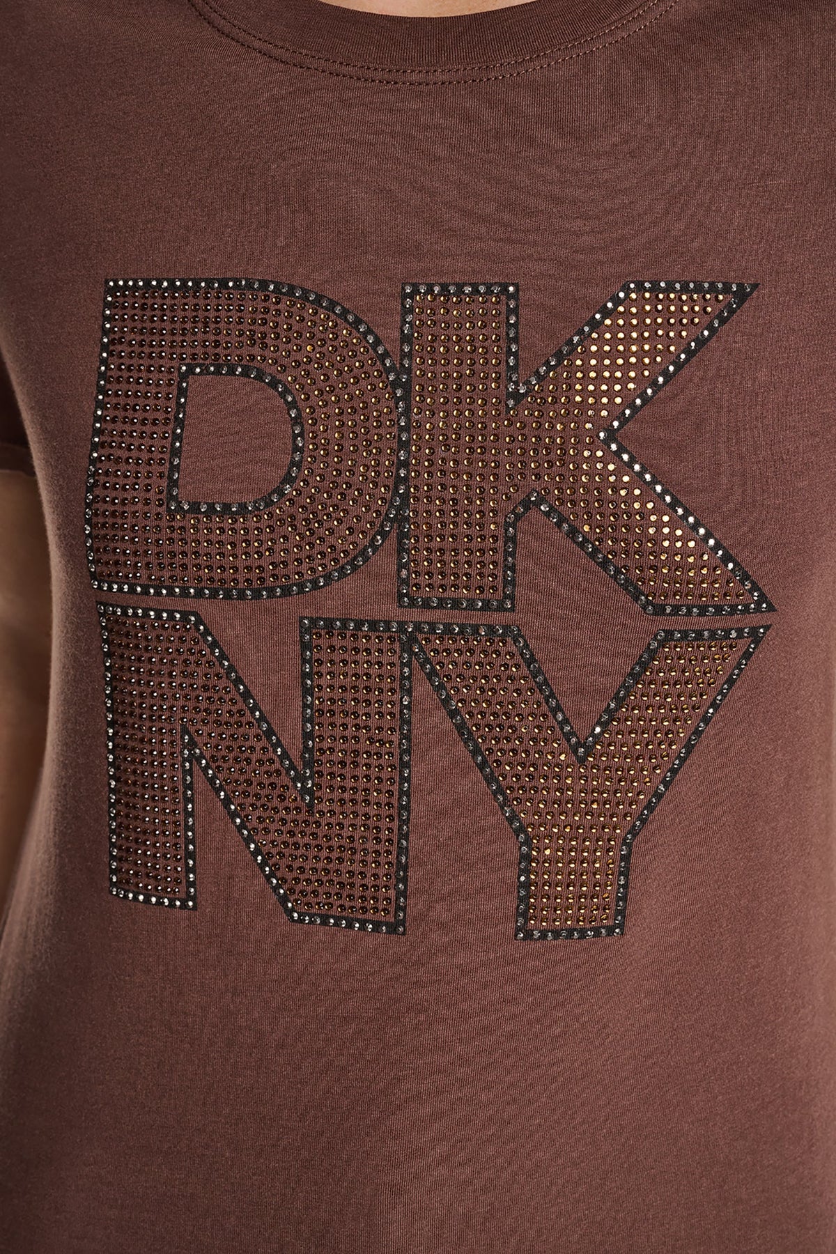 CRYSTAL DISTRESSED LOGO TEE