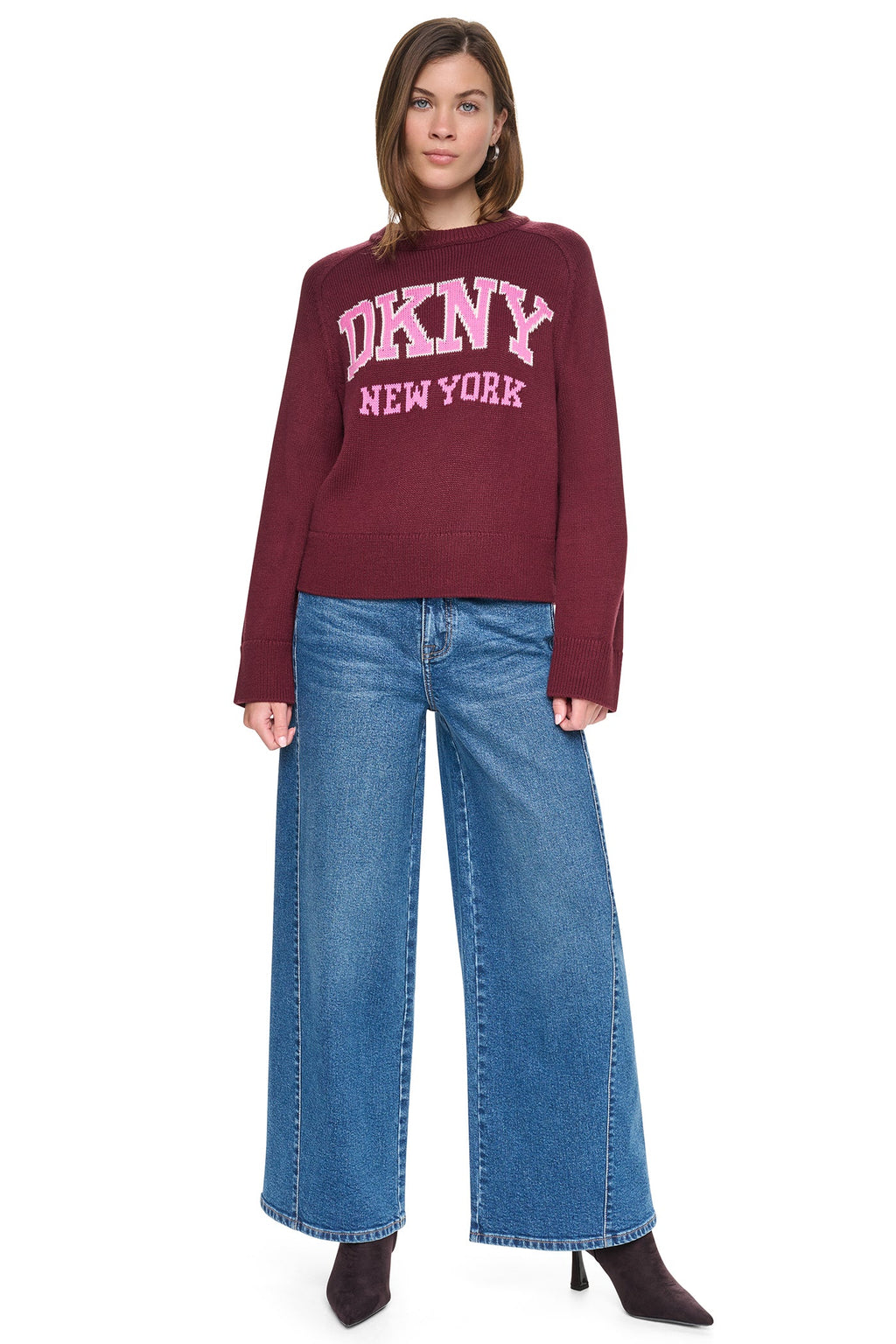 BELL SLEEVE RAGLAN LOGO SWEATER
