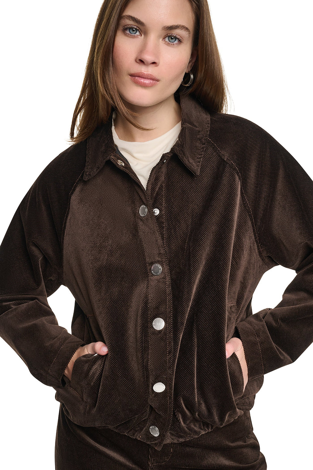 RAGLAN SLEEVE BUBBLE JACKET