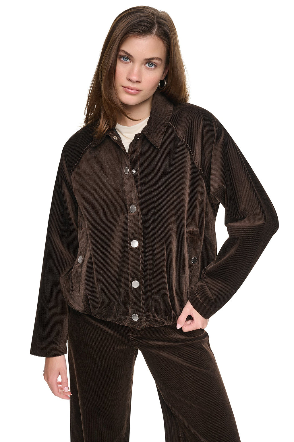 RAGLAN SLEEVE BUBBLE JACKET