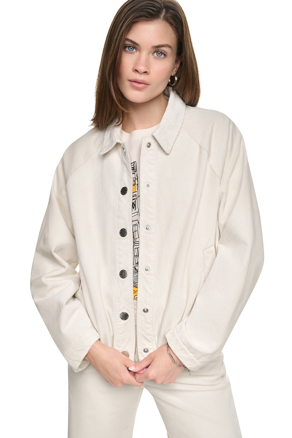 RAGLAN SLEEVE BUBBLE JACKET