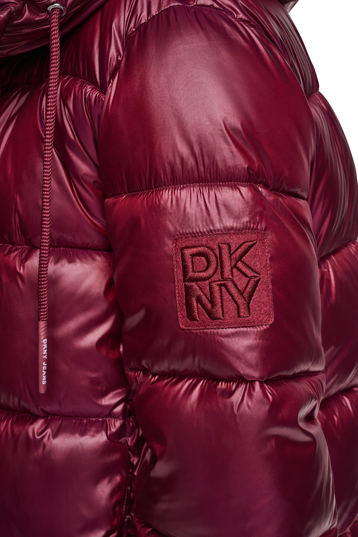 QUILTED PUFFER WITH DRAMA COLLAR