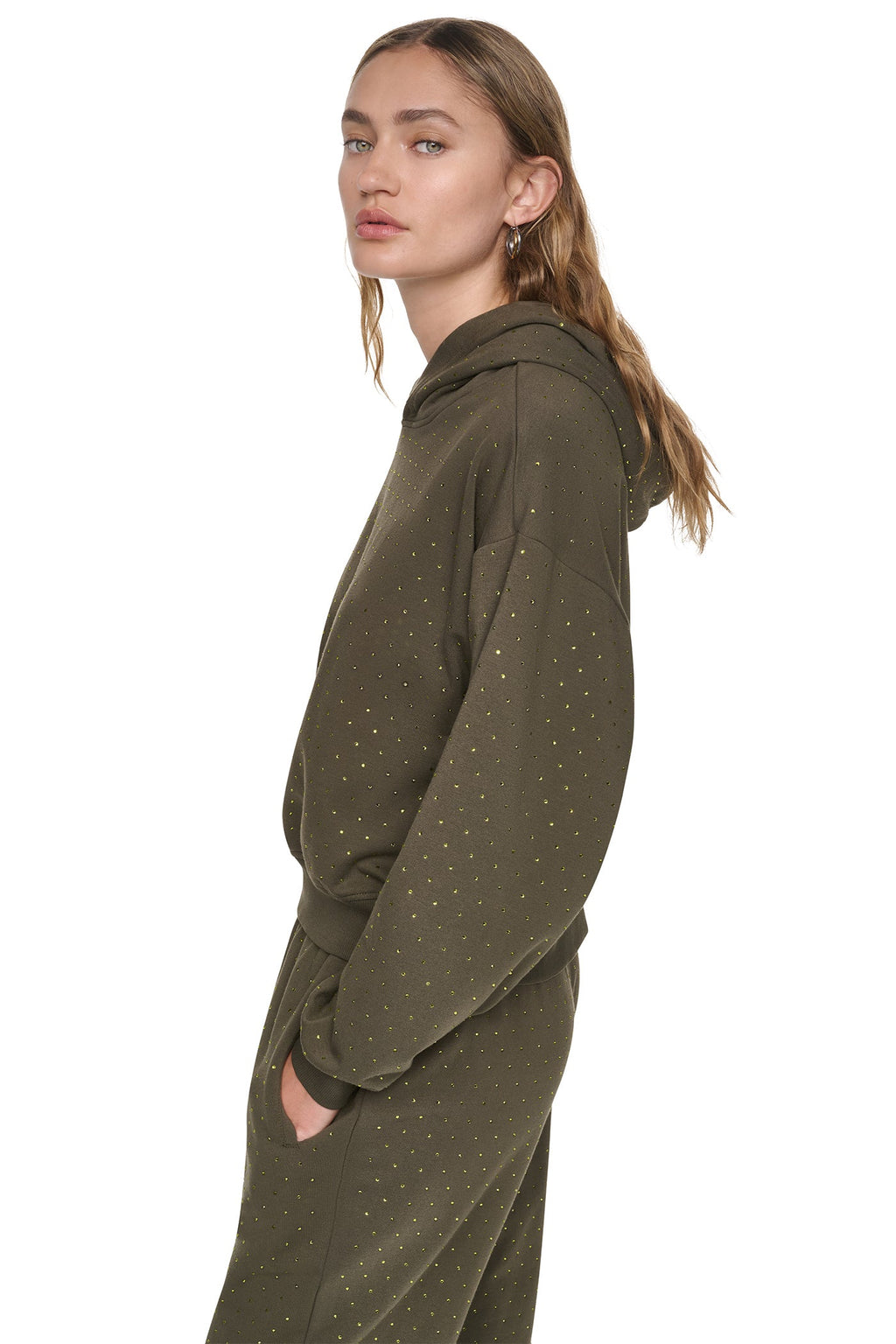 RHINESTONE HOODIE