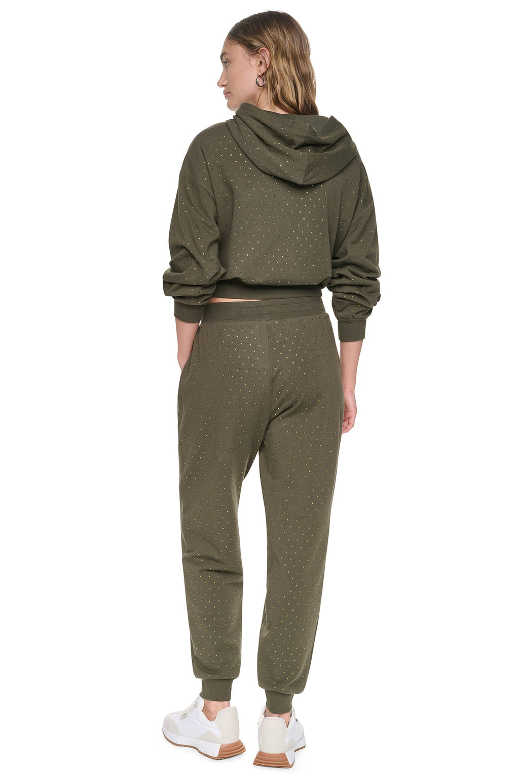 HIGH-RISE RHINESTONE JOGGER PANT