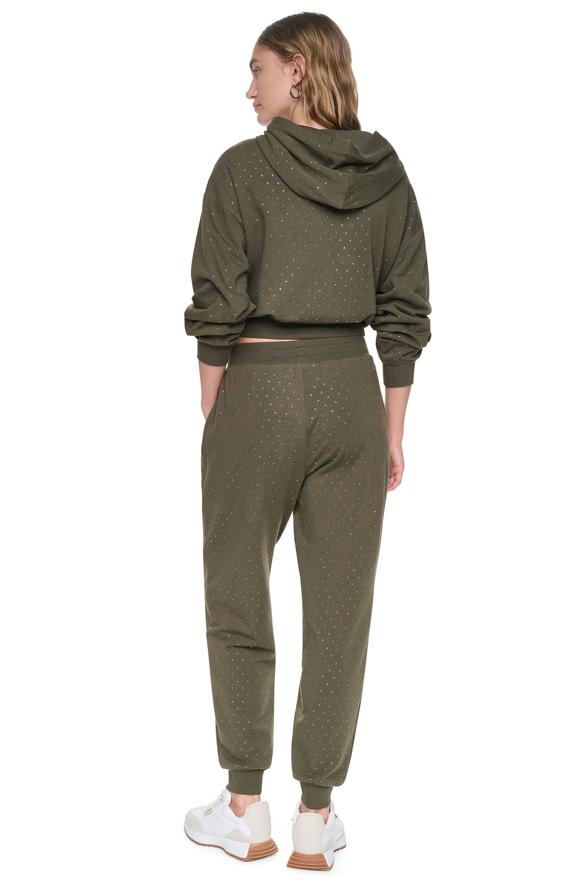 HIGH-RISE RHINESTONE JOGGER PANT