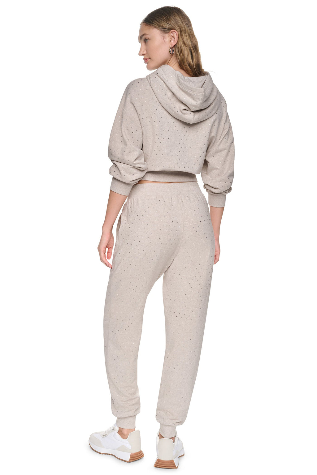 HIGH-RISE RHINESTONE JOGGER PANT