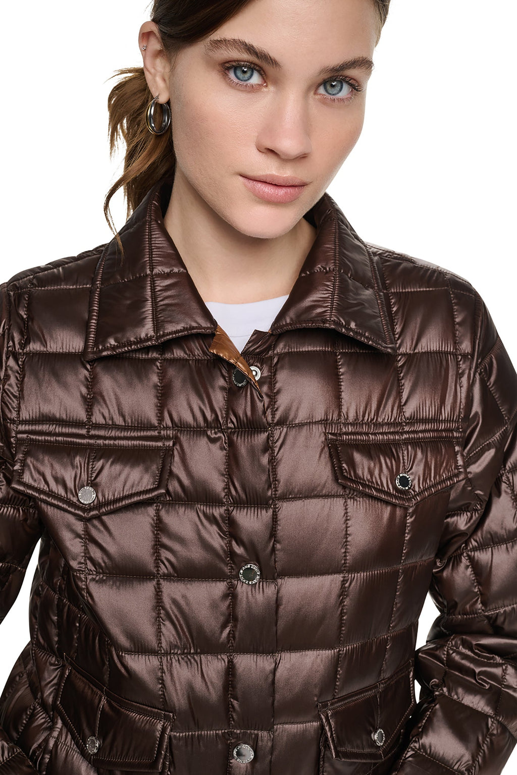 BOX QUILT PUFFER JACKET