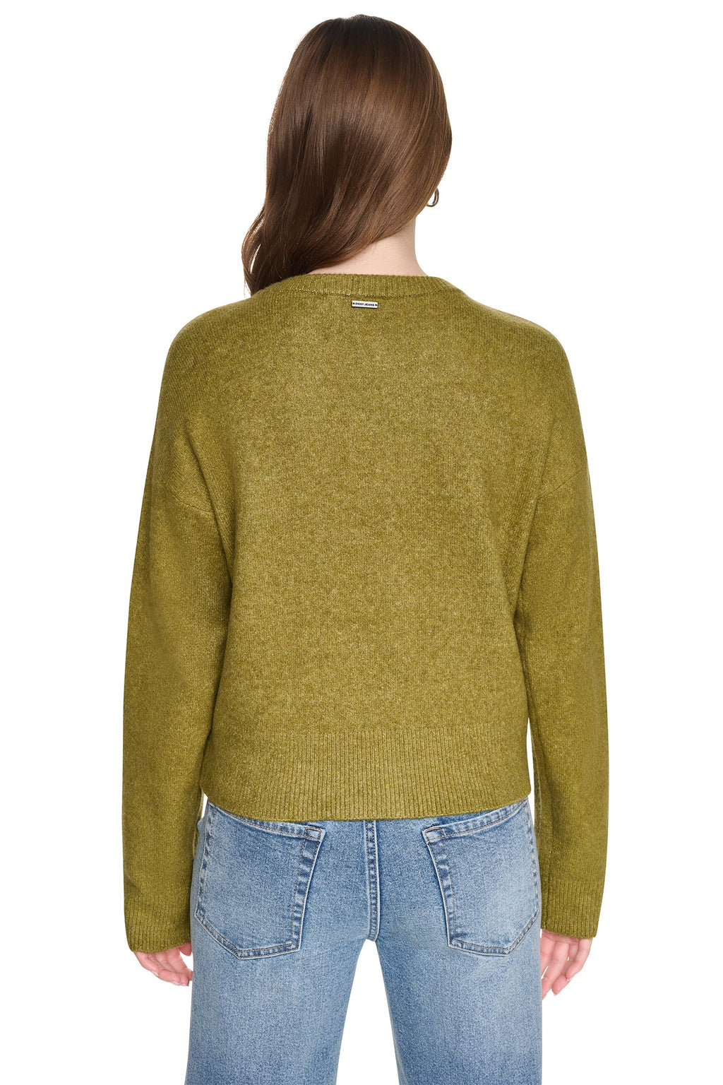 ASYMMETRIC BUTTON HEM CARDIGAN