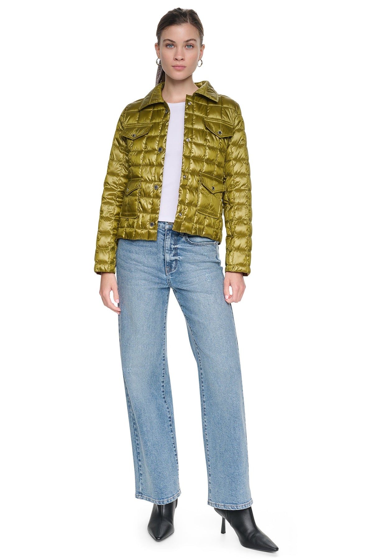 BOX QUILT PUFFER JACKET
