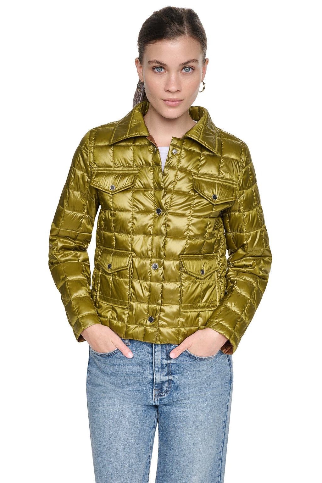 BOX QUILT PUFFER JACKET