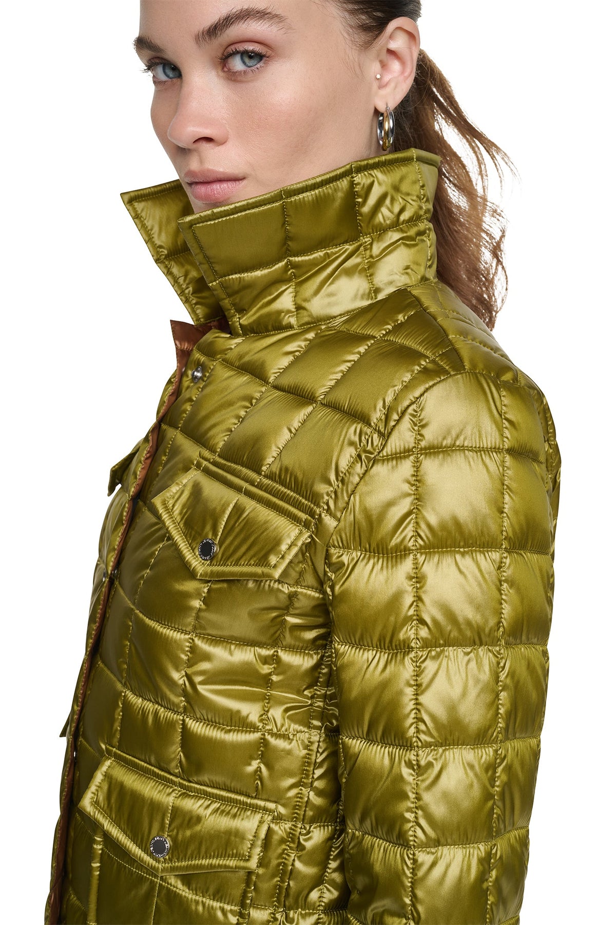 BOX QUILT PUFFER JACKET