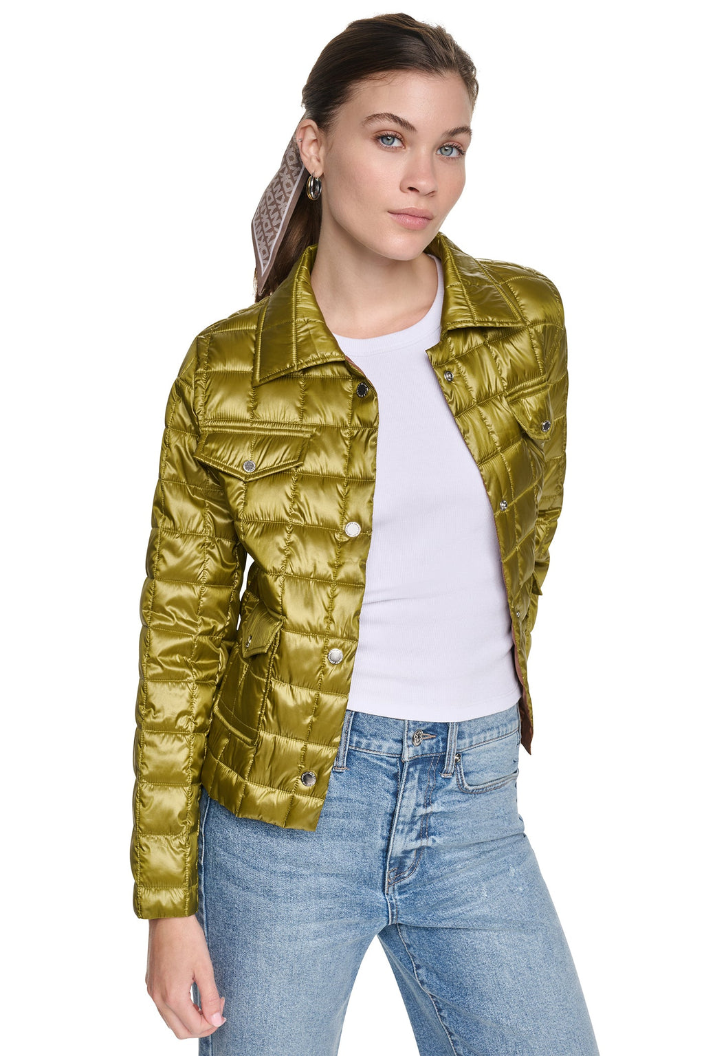 BOX QUILT PUFFER JACKET