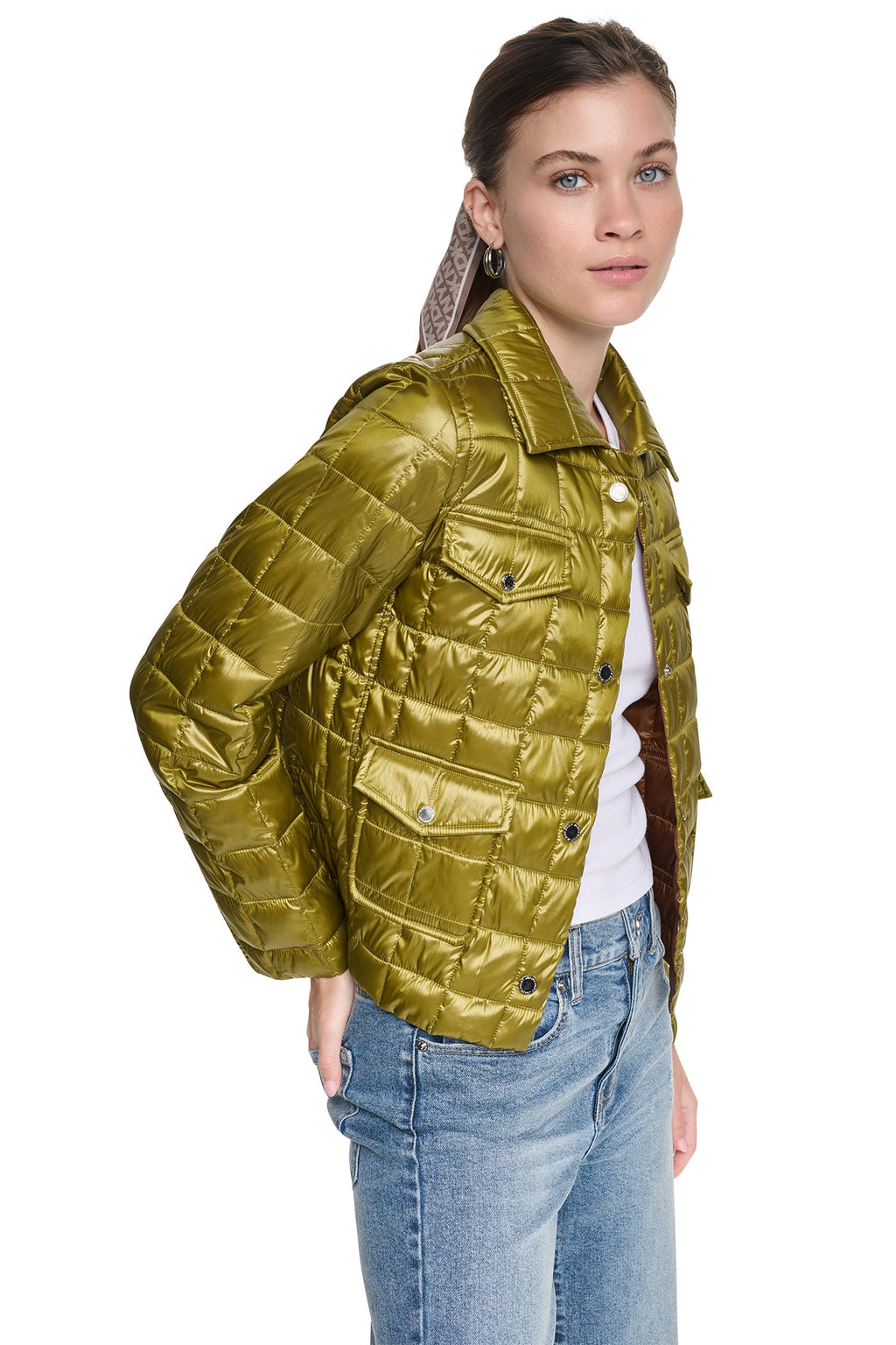 BOX QUILT PUFFER JACKET
