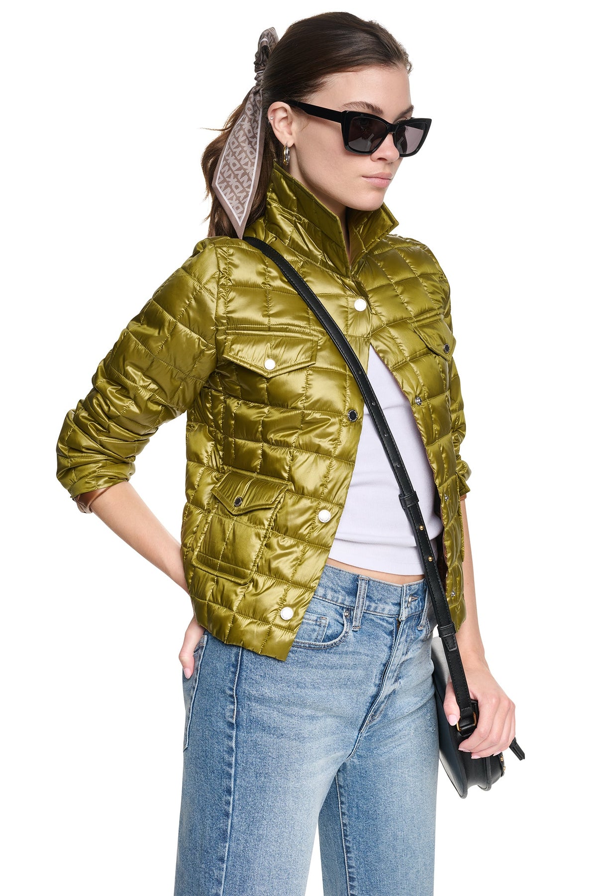 BOX QUILT PUFFER JACKET