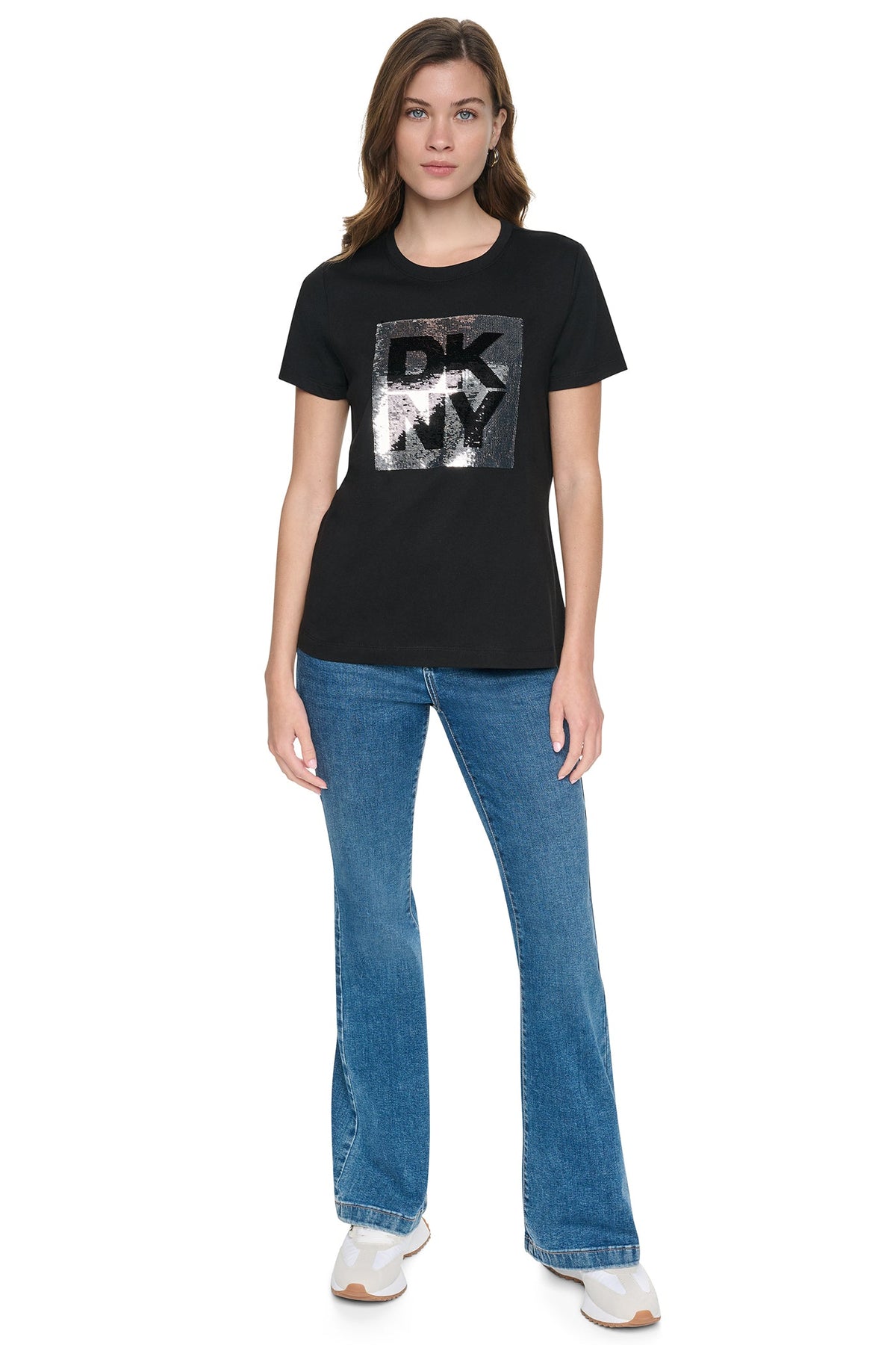 SEQUIN LOGO TEE
