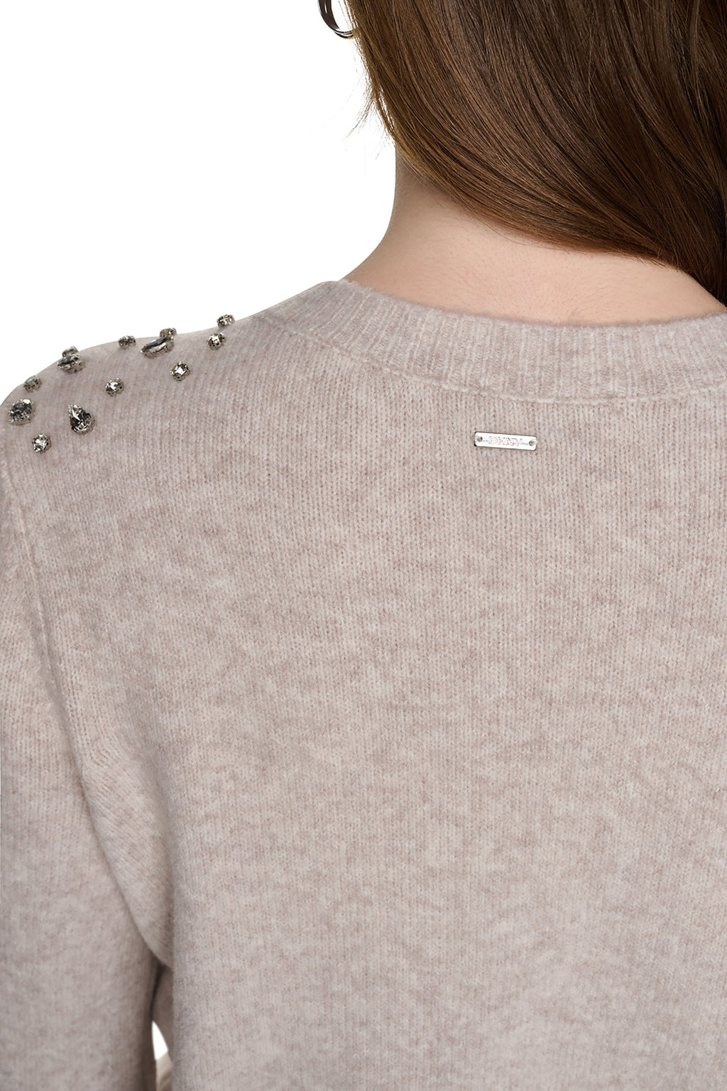 RHINESTONE FRONT CARDIGAN