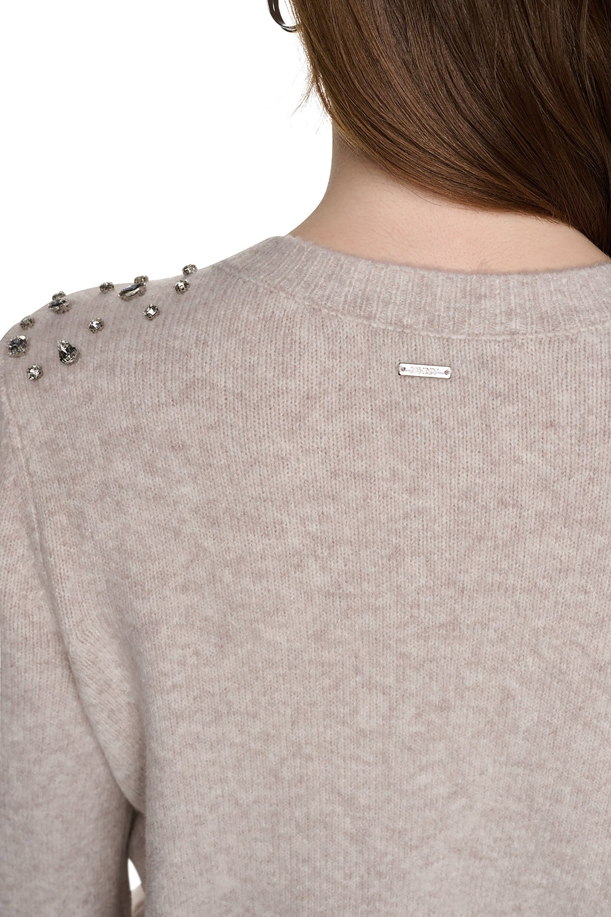 RHINESTONE FRONT CARDIGAN