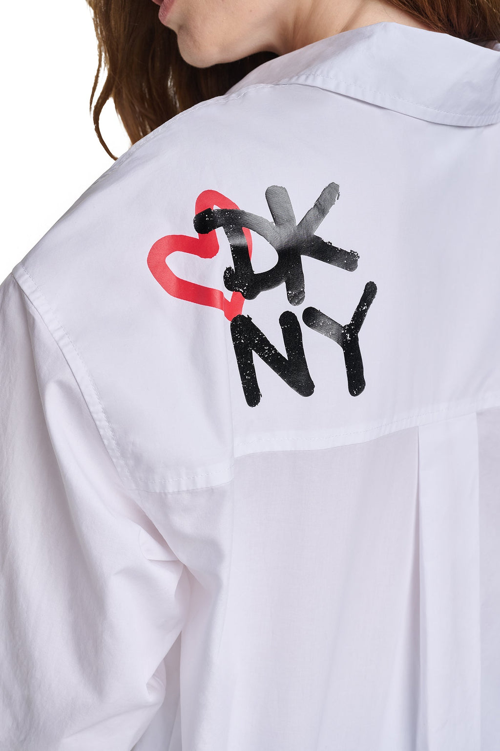 GRAFFITI LOGO POPLIN SHIRT