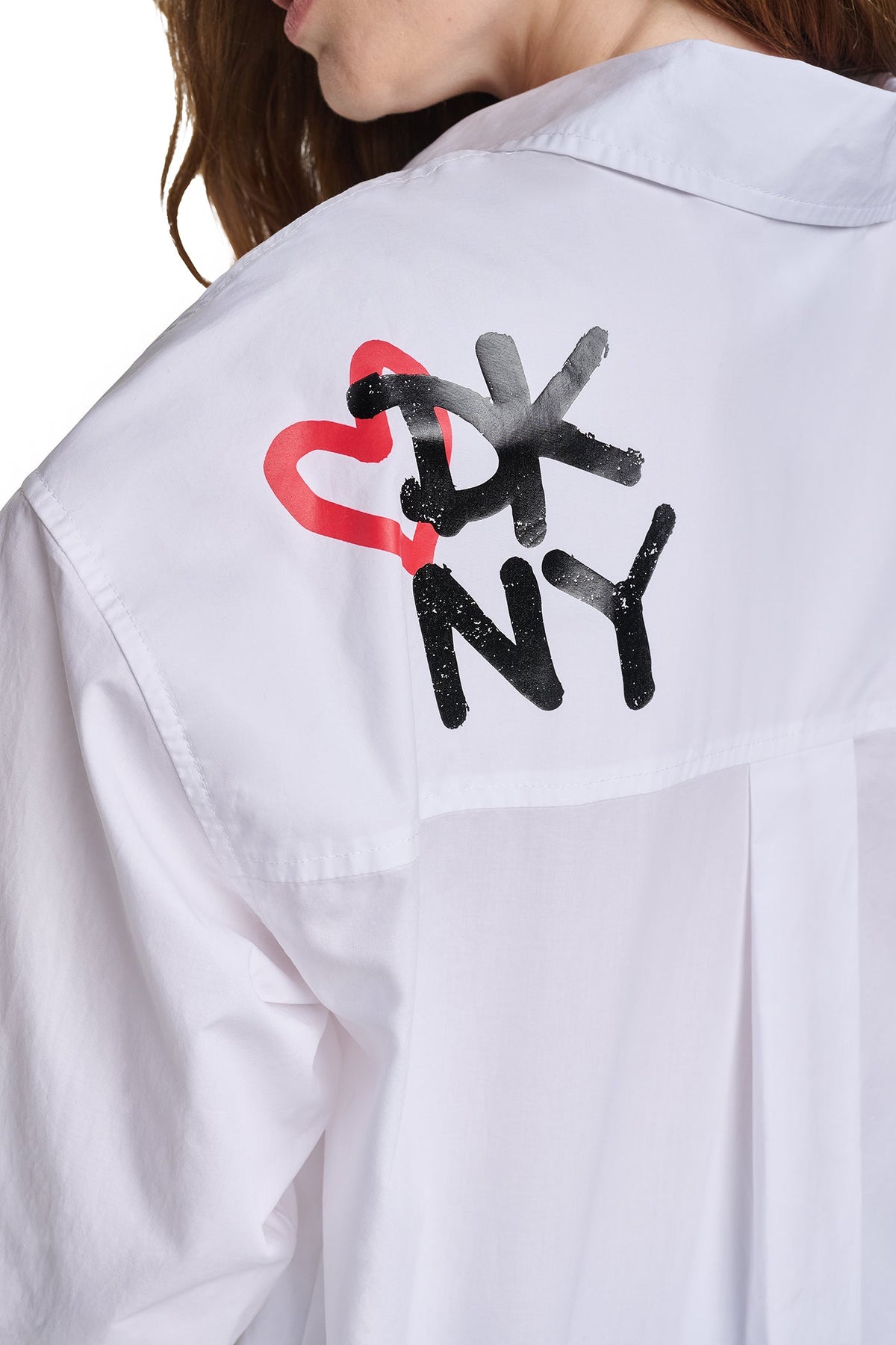 GRAFFITI LOGO POPLIN SHIRT