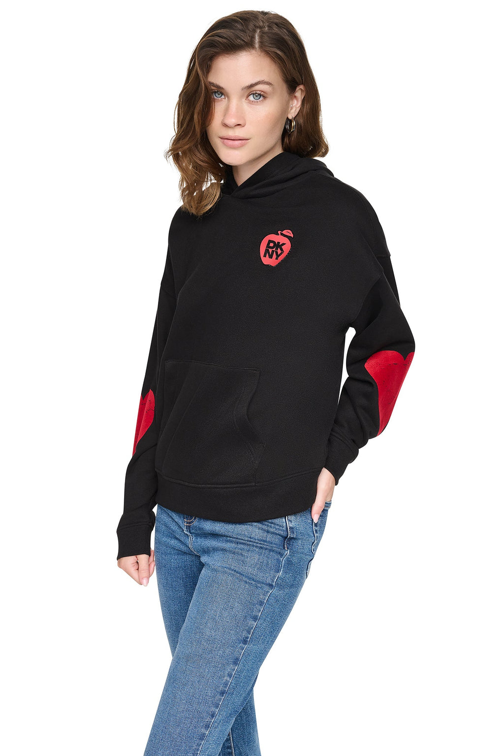 OVERSIZED BIG APPLE LOGO HOODIE