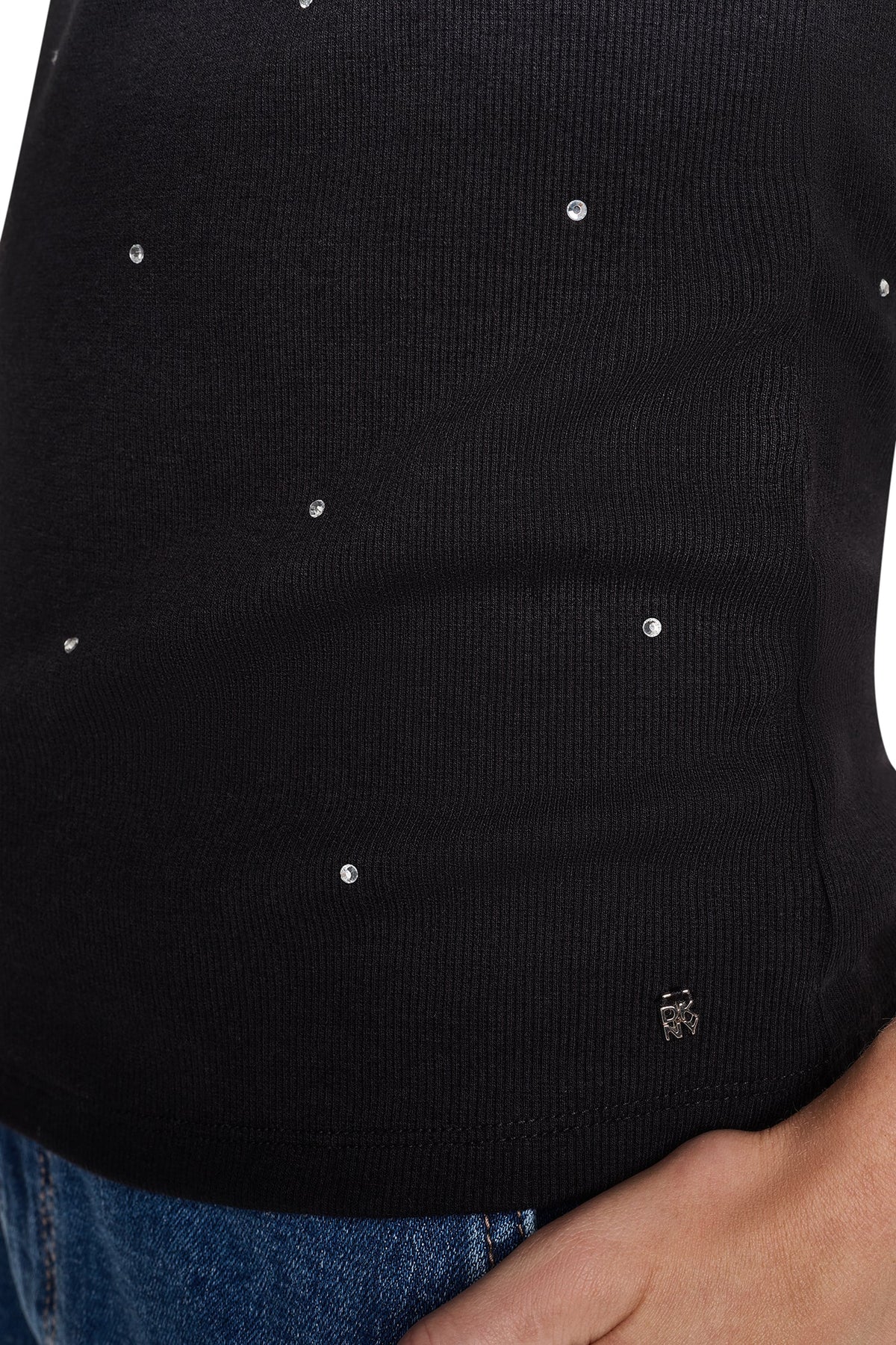 RHINESTONE RIB TANK