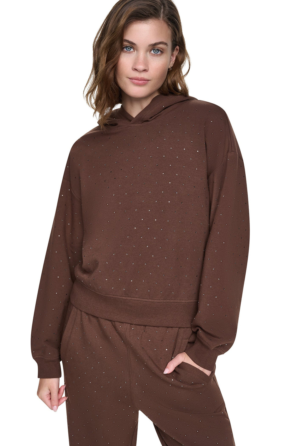RHINESTONE HOODIE