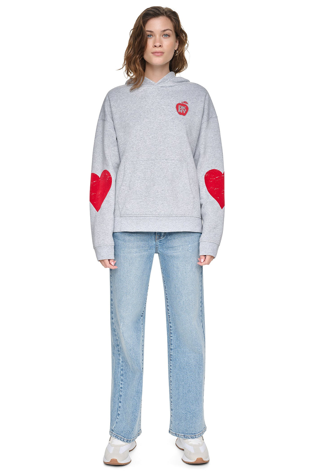 OVERSIZED BIG APPLE LOGO HOODIE