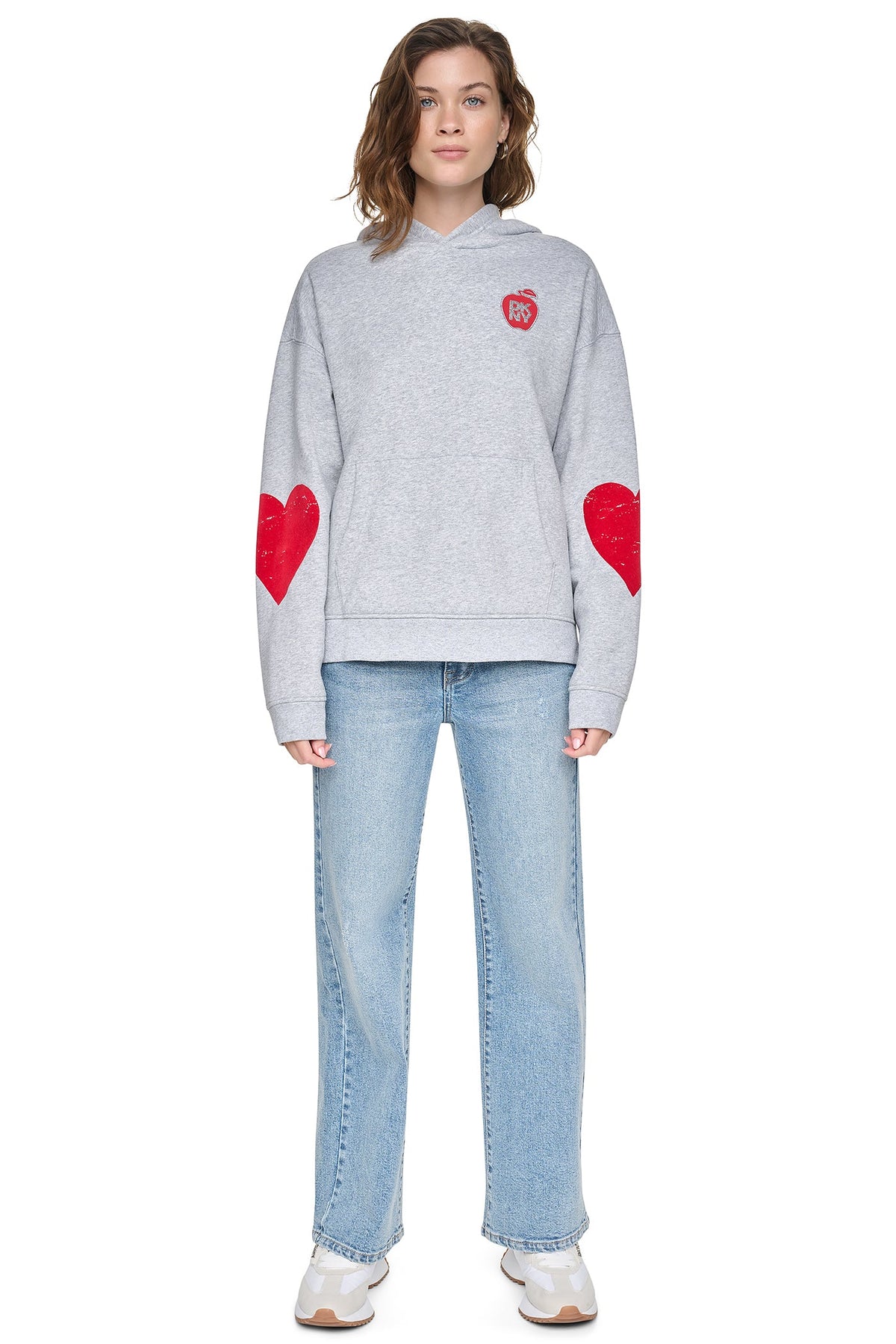 OVERSIZED BIG APPLE LOGO HOODIE