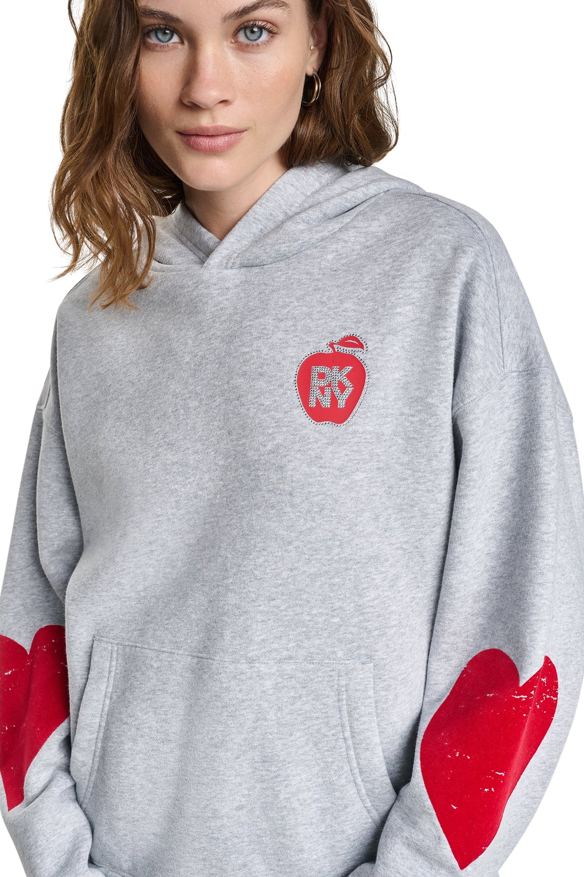 OVERSIZED BIG APPLE LOGO HOODIE