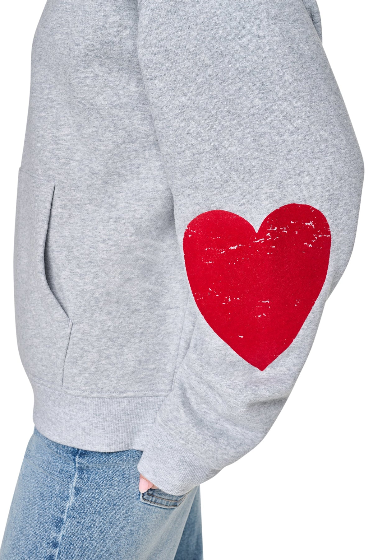 OVERSIZED BIG APPLE LOGO HOODIE