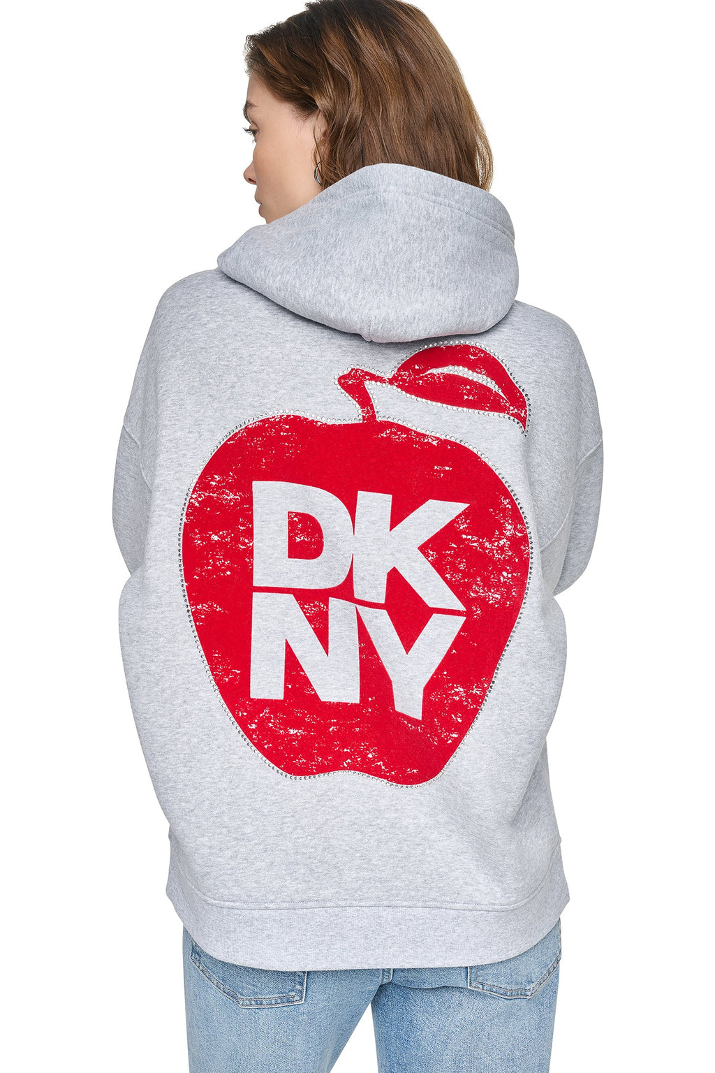 OVERSIZED BIG APPLE LOGO HOODIE